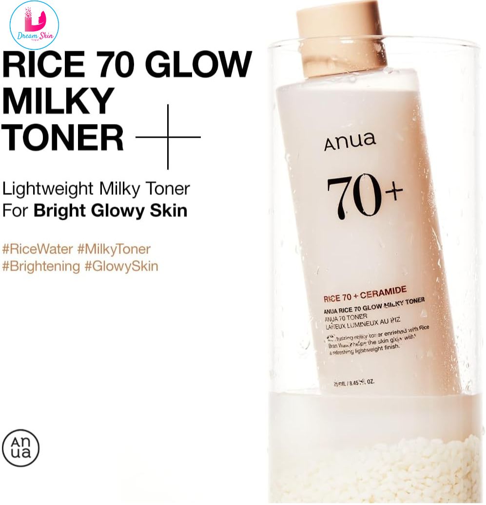 Anua Rice 70 Glow Milky Toner [250ml]